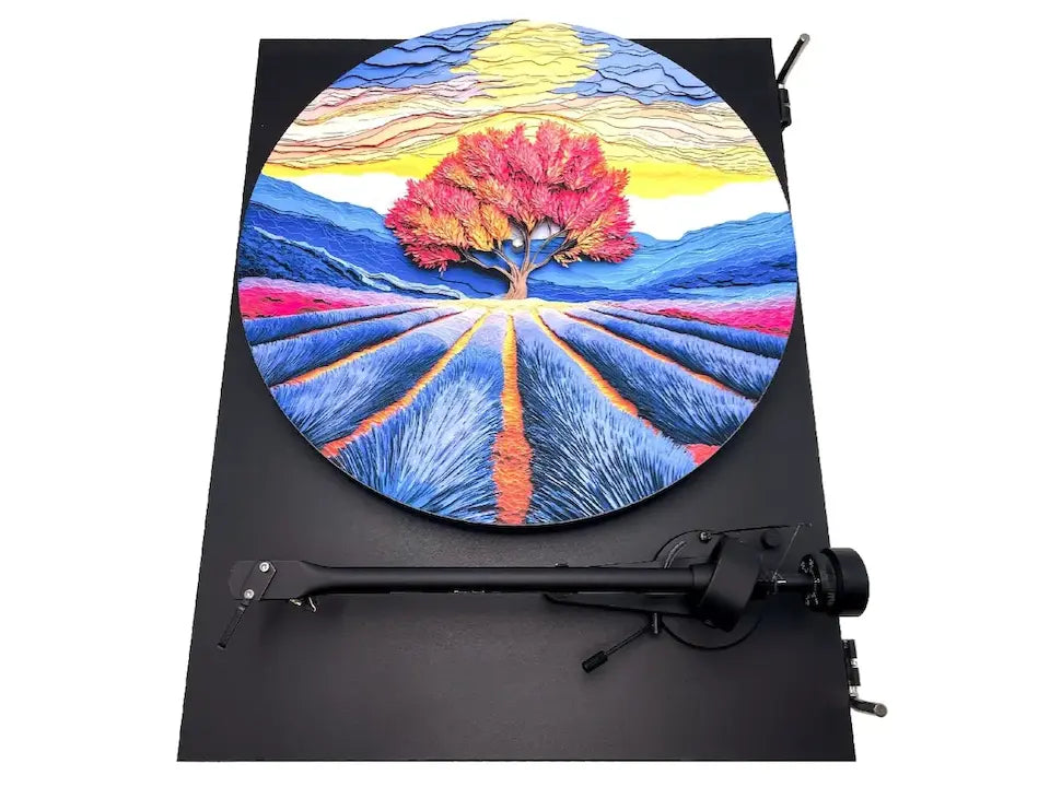 Feutrine pour platine vinyle “Provence“ - Groovarts