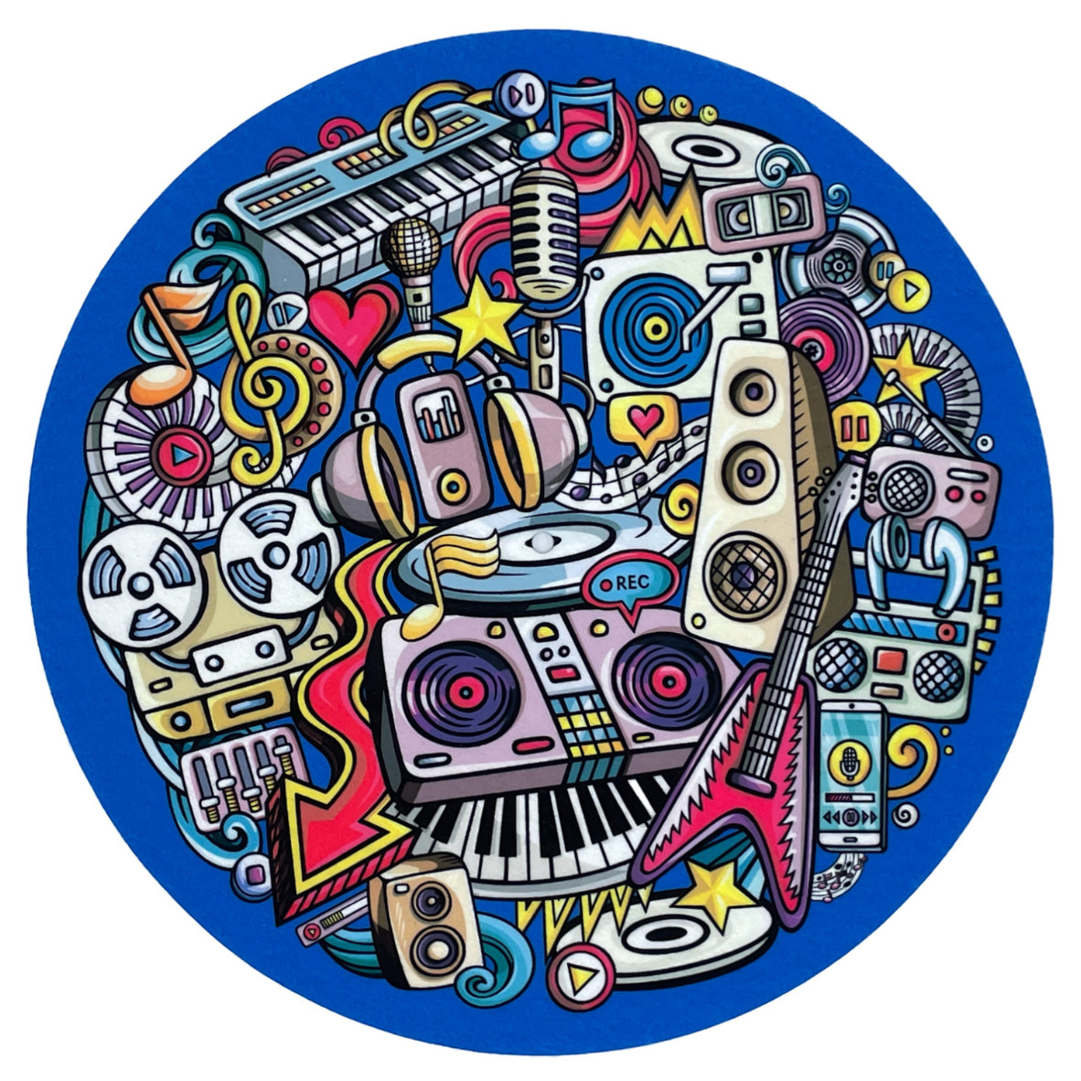 Feutrine pour platine vinyle « REC » - groovarts.com