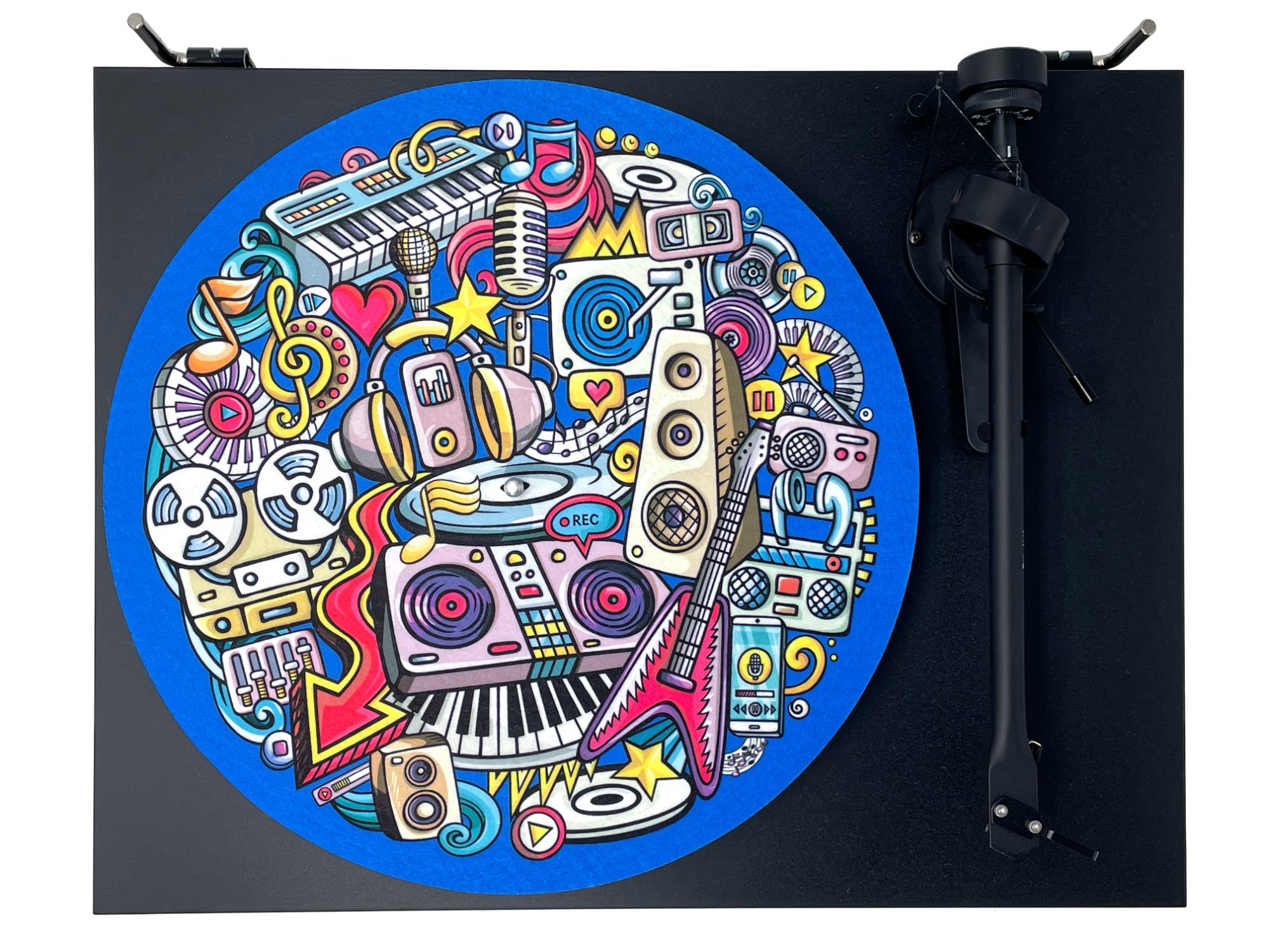 Feutrine pour platine vinyle « REC » - groovarts.com