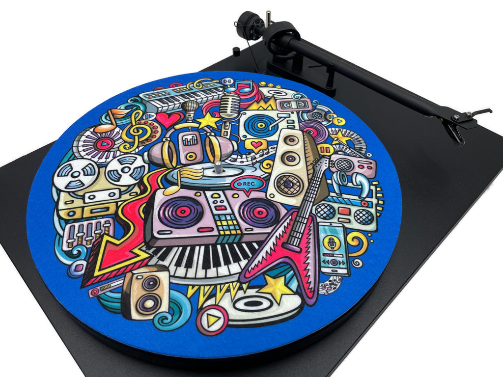 Feutrine pour platine vinyle « REC » - groovarts.com