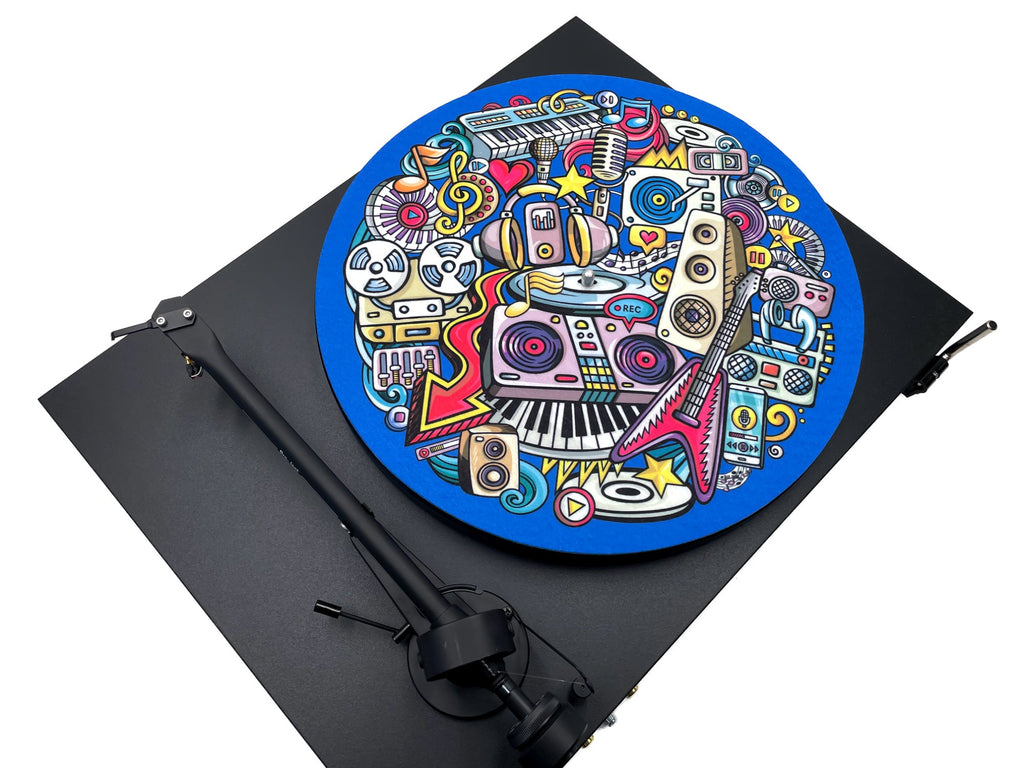 Feutrine pour platine vinyle « REC » - groovarts.com