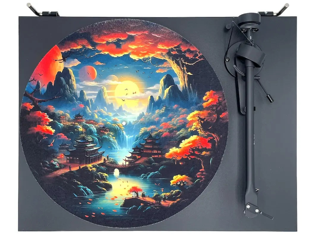 Feutrine pour platine vinyle “Silk Road“ - Groovarts