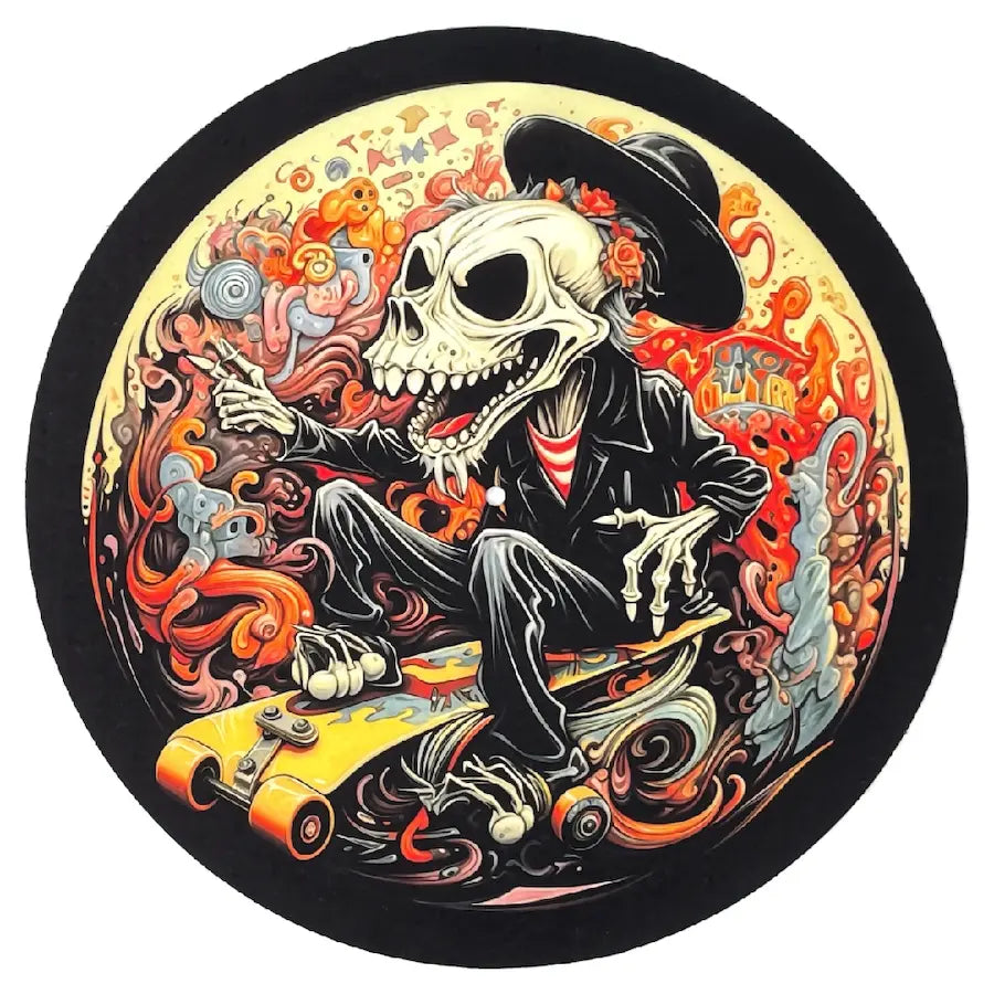 Feutrine pour platine vinyle “Skate-On“ - Groovarts