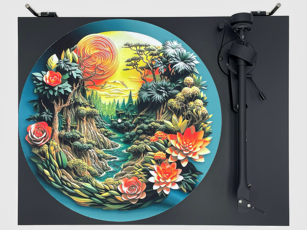 Feutrine pour platine vinyle « TROPICS » - groovarts.com