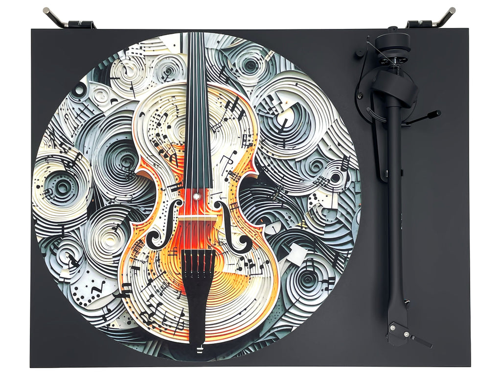 Feutrine pour platine vinyle « VIOLIN » - groovarts.com