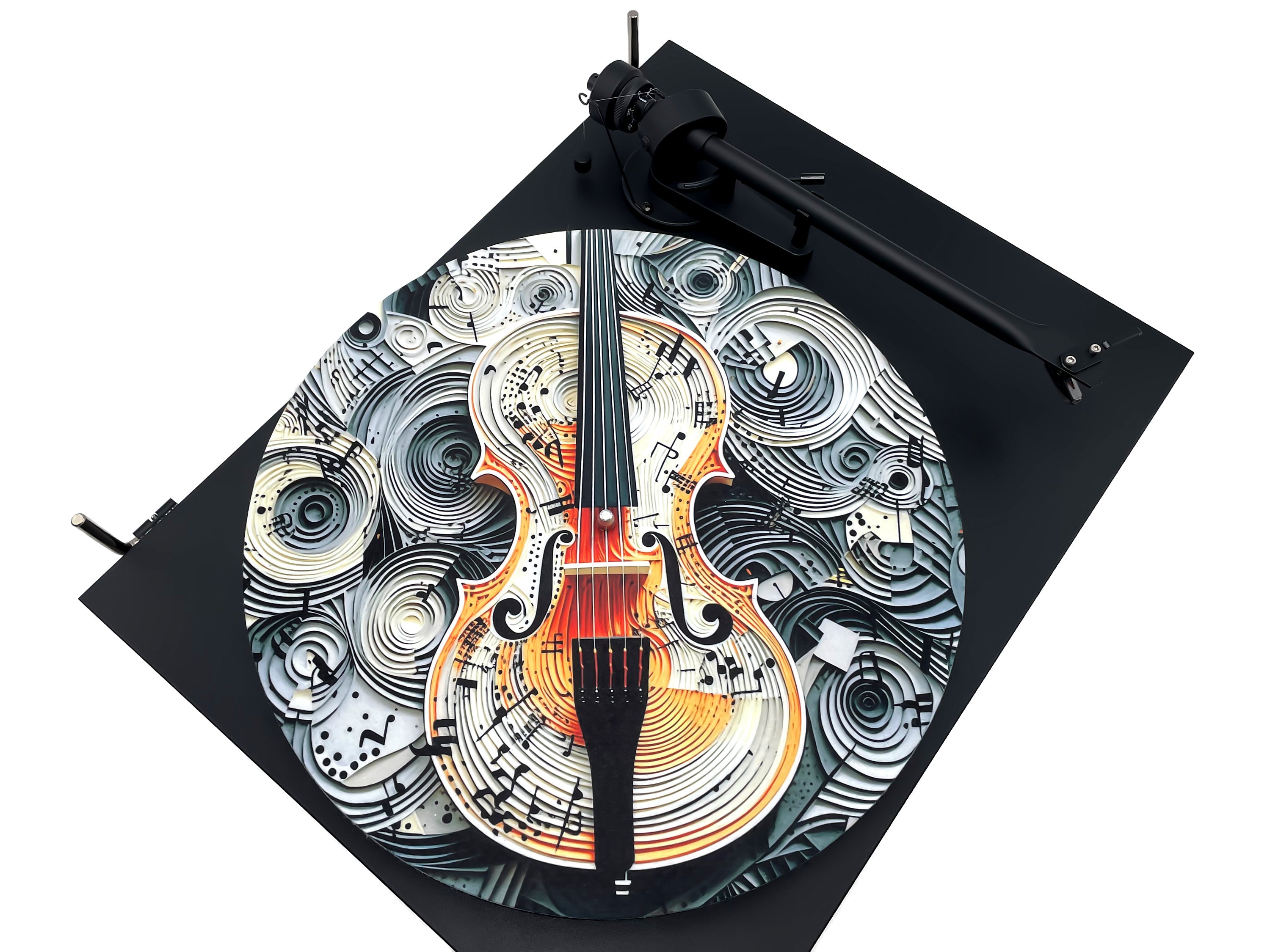 Feutrine pour platine vinyle « VIOLIN » - groovarts.com