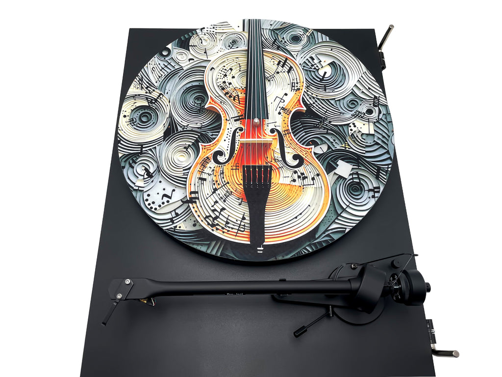 Feutrine pour platine vinyle « VIOLIN » - groovarts.com