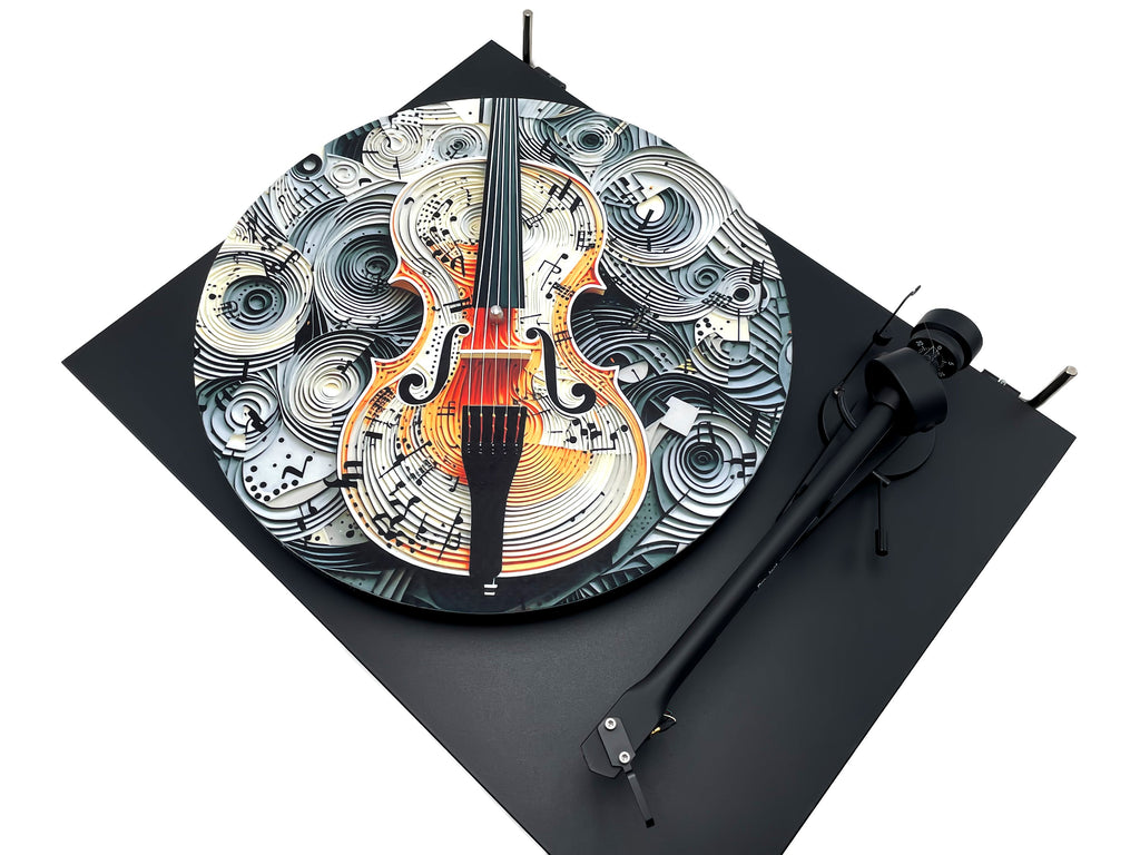 Feutrine pour platine vinyle « VIOLIN » - groovarts.com
