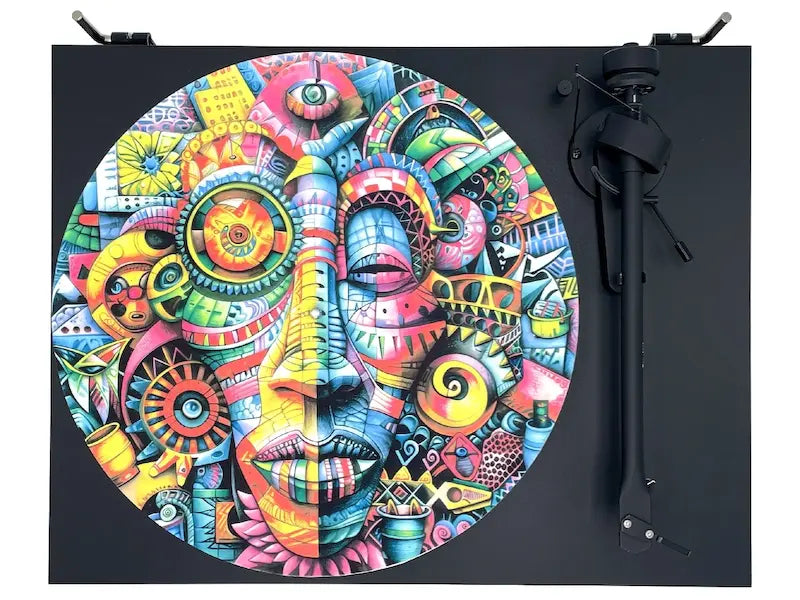 Feutrine pour platine vinyle “Yoruba“ - Groovarts