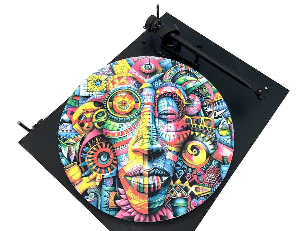 Feutrine pour platine vinyle “Yoruba“ - Groovarts