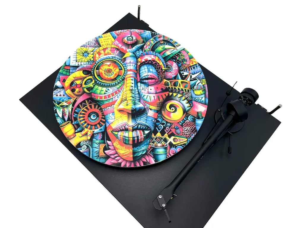 Feutrine pour platine vinyle “Yoruba“ - Groovarts