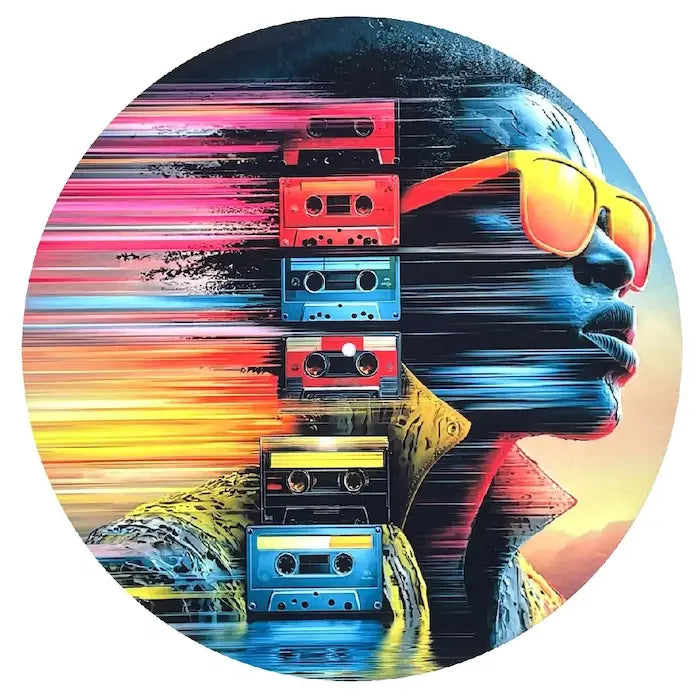 Feutrine vinyle “Audio Tapes“ - Groovarts