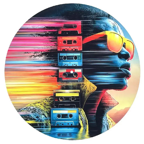 Feutrine vinyle “Audio Tapes“ - Groovarts