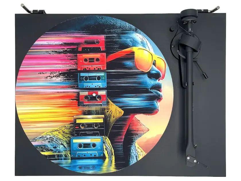 Feutrine vinyle “Audio Tapes“ - Groovarts