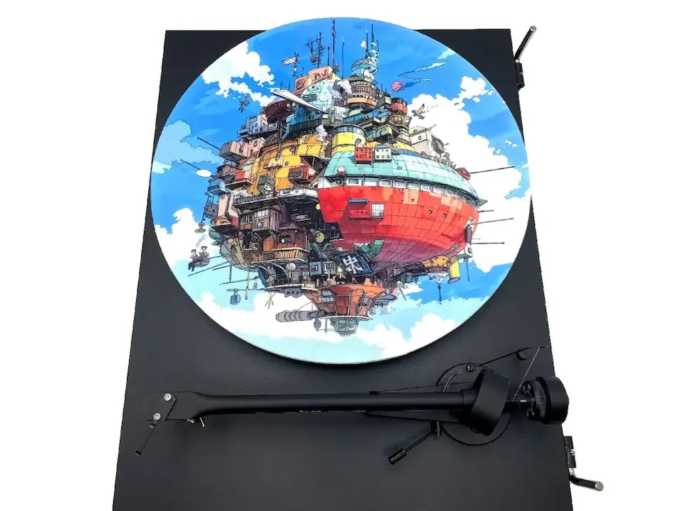 Feutrine vinyle “Flying City“ - Groovarts