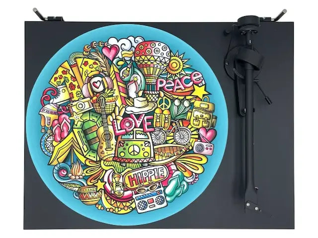 Feutrine vinyle “Hippie“ - Groovarts