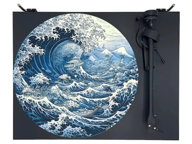 Feutrine vinyle “Kanagawa“ - Groovarts
