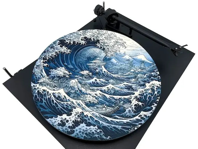 Feutrine vinyle “Kanagawa“ - Groovarts