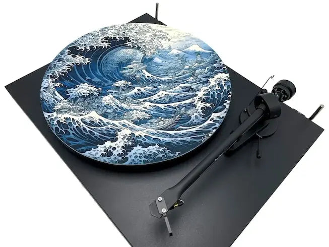 Feutrine vinyle “Kanagawa“ - Groovarts