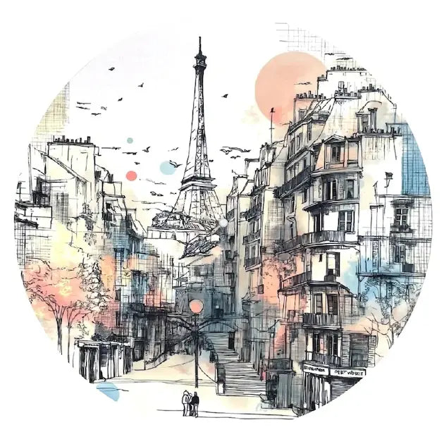 Feutrine vinyle “Paname“ - Groovarts