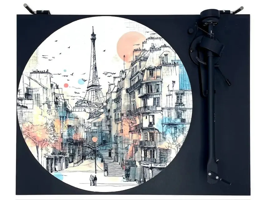 Feutrine vinyle “Paname“ - Groovarts