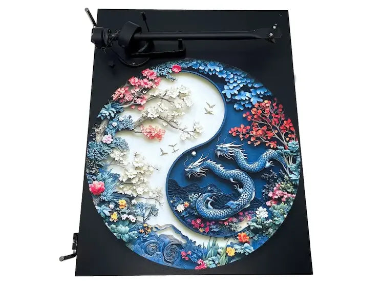 Feutrine vinyle “Yin-Yang“ - Groovarts